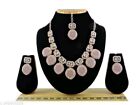 Indian Bollywood Kundan Pearl Choker Necklace Gold Plated Bridal Jewelry Set