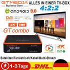 4K UHD Satellite Terrestrial Cable DVB-S2/S2X/T2/C Satellite Receiver Android TV Box