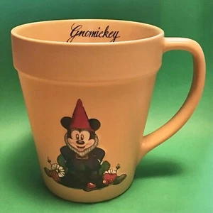 Disney Parks Garden Mickey Mouse Gnome Mug Pot Planter “Gnomickey” Terra Cotta - Picture 1 of 7