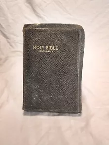 Heilige Bibel KJV Konkordanz roter Buchstabe Edition selbstaussprechendes Leder 1920er? - Bild 1 von 11