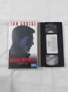 VHS MISSION IMPOSSIBLE VHS TOM CRUISE VHS Mission Impossible Video Tape 