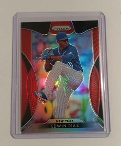 🔥🔥2019 Panini Prizm Baseball Prizm Red #9 EDWIN DIAZ NEW YORK METS - Picture 1 of 2