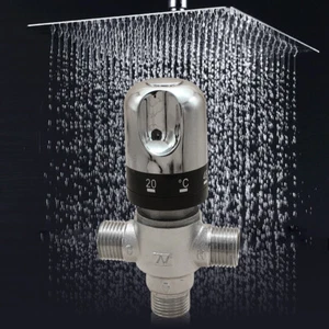 High-Precision Bathroom Thermostatic Mixing Valve, Adjustable Temperature - Bild 1 von 8