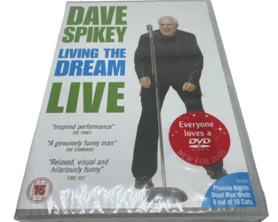 Dave Spikey Living the Dream Live DVD New and Sealed - Image 1 of 3