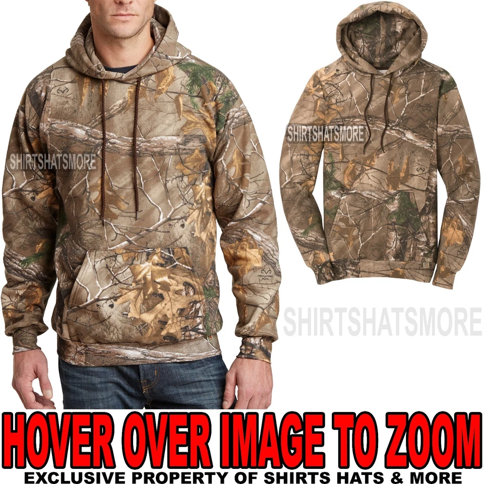 Russell Camo REALTREE XTRA Pullover Hooded Sweatshirt Hunting Hoodie S-XL 2X,3X - Image 1 of 1