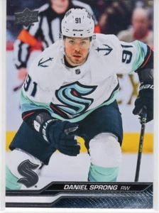 Daniel Sprong 23-24 Upper Deck Series 2 Base Common #401 Seattle Kraken - Picture 1 of 1
