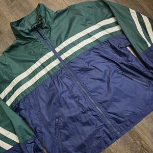 Vintage Head Windbreaker Herren Large 90s Y2k Tennis Nylon Jacke Boxey Fit Kapuze - Bild 1 von 13