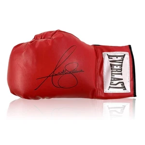 Anthony Joshua Signed Red Boxing Glove - Picture 1 of 3