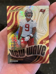 2025 Panini Revolution Football Emeka Egbuka New Wave RC #3 Tampa Bay Buccaneers - Picture 1 of 2