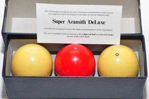 Aramith Super De Luxe Vintage Billard Karamell Kugeln Starterset 60er Jahre - Bild 1 von 2
