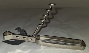 Abridor de latas de escudero de hoja azul a prueba de hebillas de colección y tornillo de corcho acero Sheffield - Imagen 1 de 6