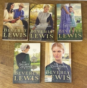Lot of 5 Beverly Lewis Amish Paperbacks - Home To Hickory Hollow Complete Series - Picture 1 of 24