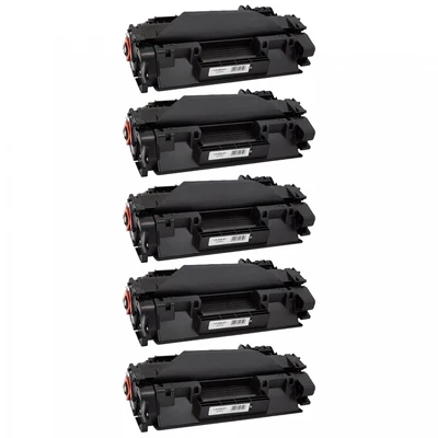 CARTUCCE IN SCONTO 5 TONER CE505A PER HP LASERJET P2035 P2055 P2056 P2036N P2054D P2056X P2057DN
