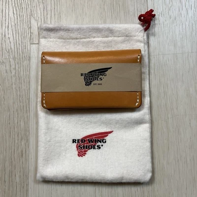 Dead Stock Red Wing Leather Card Holder Wallet Huckberry London Veg Tan - Image 1 of 4