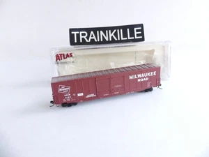 36912 ATLAS 1:160 / WAGON 60' AMERICAIN TYPE US MILWAUKEE ROAD - Imagen 1 de 3