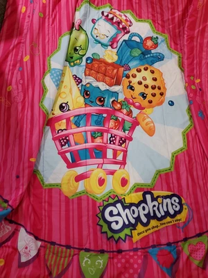 Edredón Shopkins talla 72" x 86" para niña ~ solo edredón Foto 1 de 3