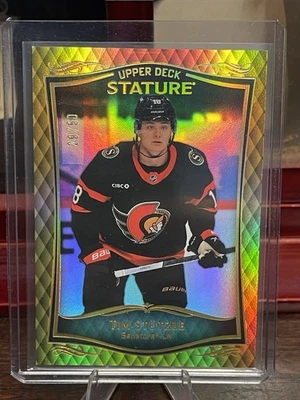 2024-25 Upper Deck Stature #15 Tim Stutzle 2023-24 Update Gold 29 /50 SP - Image 1 of 2