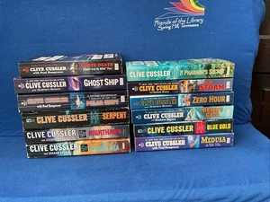Lot of 12 - Thrillers PB by Clive Cussler, Ghost Ship, Serpent & Others - Picture 1 of 10