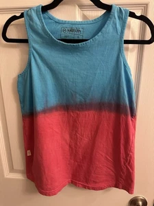 Magellan Outdoors Youth Girls XL Sleeveless Tank Top Red Blue Tie Dye Summer - Picture 1 of 4