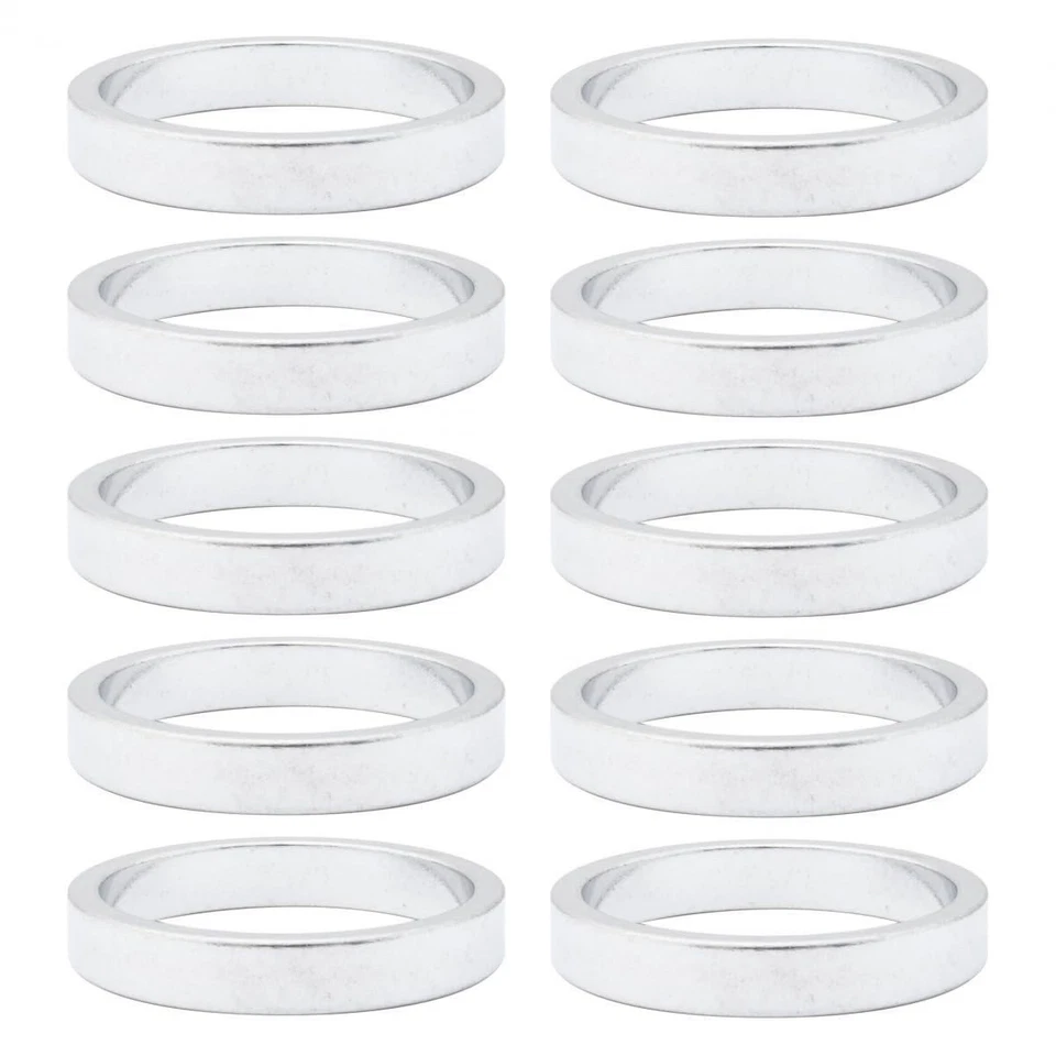 Espaciadores de auriculares Origin8, 5 mm x 1", plateados Foto 1 de 1