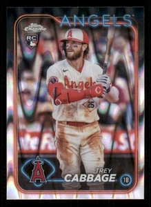 2024 Topps Chrome RayWave Refractors #226 Trey Cabbage - Picture 1 of 2
