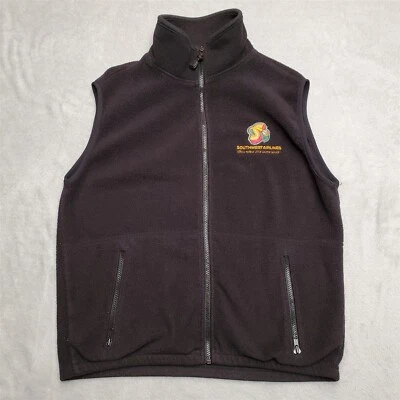 Chaleco De Colección Seattle Sonics Hombres Medio Negro Polar Poliéster Cremallera Completa Suroeste Foto 1 de 4