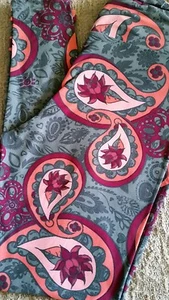 Lularoe TC Gorgeous leggings Floral Paisley UNICORN - Picture 1 of 1