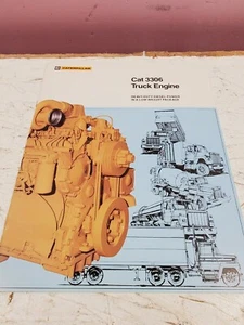 Vintage Caterpillar Cat 3306 LKW Motor Broschüre Prospekt (bb29) - Bild 1 von 3