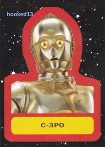 C-3PO Star Wars Journey to Last Jedi Retro Sticker Chase Card - Picture 1 of 2