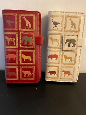 Wallet, ShagWear Large (New) Wallet with Zipper Pocket "African Animals Pattern" - Image 1 of 4