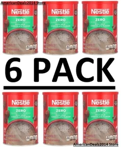 6 PACK - Nestle Zero Added Sugar Fat Free Rich Milk Chocolate Hot Cocoa 7.33 oz - Picture 1 of 7