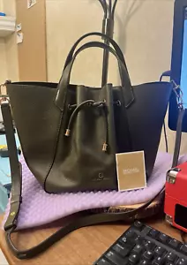 Michael Kors Phoebe Large Drawstring Grab Bag oliv mit Booklet - Bild 1 von 11