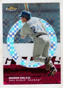 2005 TOPPS FINEST #21 BRIAN GILES XFRACTOR #102/250 - Picture 1 of 1