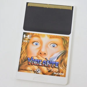 PC Engine Hu VIGILANTE Card Only 3334 pe - Picture 1 of 3