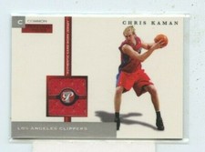 CHRIS KAMAN 2005-06 Topps Pristine Personal Pieces Relics Jersey #PPc-CK /350