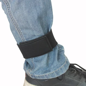 2 Pcs Neoprene Ankle Pant Garters for Waders Fly Fishing Riding Black - Picture 1 of 2