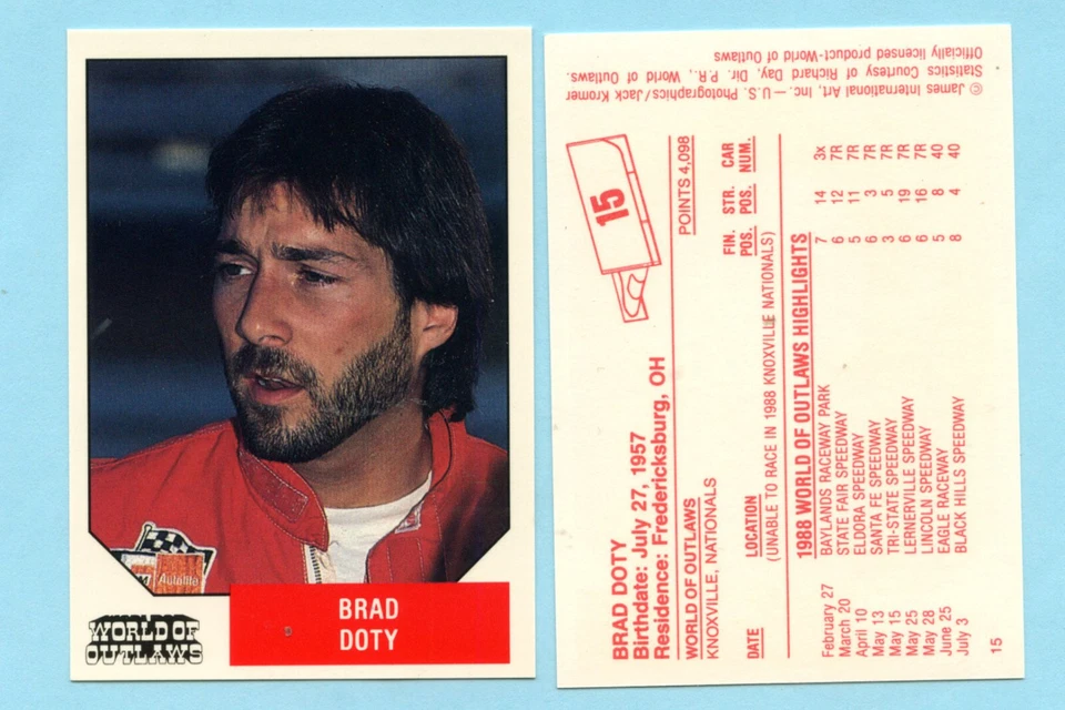 1988 World of Outlaws - Brad Doty - Image 1 of 1