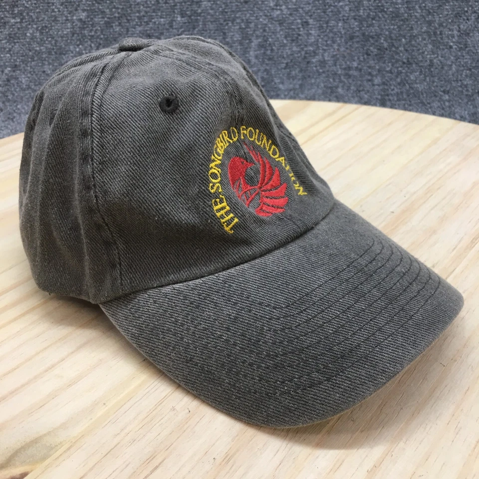 The Songbird Foundation Baseball Cap Hat Mens Gray One Size Cotton Curved Bill - Image 1 of 4