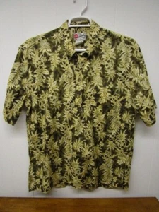 HAWAIIAN Print Men's Aloha Shirt / HILO HATTIE ~ X-Large - Picture 1 of 4