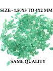 Emerald Top Quality Marquise Size 1.5x3 To 4x2 mm Cut Faceted Loose Gemstone5161