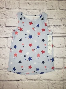 Canotta nuova Cat & Jack bambina taglia 4T blu stella patriottica - Foto 1 di 4