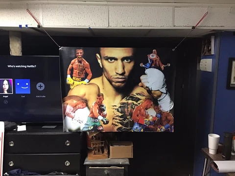 HUGE! 43x32 VASYL LOMACHENKO vinyl Banner Poster Triple G Ggg Boxing art NEW! Cover