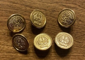 Forenza Extra Buttons Shirt Cuff Blazer Jacket Sewing Anchor Wreath Lot of 6 A8 - Picture 1 of 12