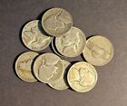 Jefferson Wartime Silver Nickels Lot Of 9