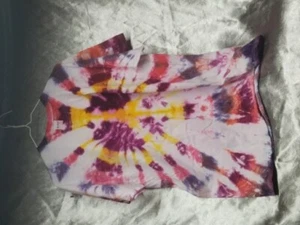 Gildan Tie Dye Large Tshirt Peace Sign - Picture 1 of 3