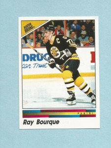 1990-91 Panini Hockey Sticker Ray Bourque #17 Boston Bruins MINT!