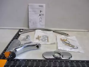 CHICAGO FAUCETS 2200-4E2805ABCP Single Lever Lavatory Faucet, Chrome Plated-NEW - Picture 1 of 5