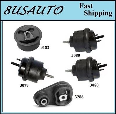 5PCS MOTOR & TRANS MOUNT FIT 2005-2007	FORD FIVE HUNDRED, FREESTYLE 3.0L - AUTO - Image 1 of 4