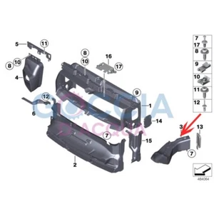 Genuine BMW M2 F87 LCI Competition Air Duct Brake- Left 51748073527 - Picture 1 of 1