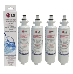 1-4PACK for LG LT700P ADQ36006101 Refrigerator Water Filter By Aqua Blue H20 - Picture 1 of 8